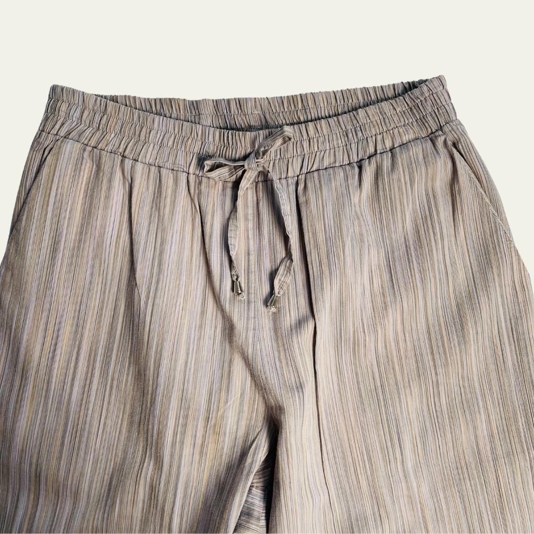 Organic Cotton Straw Stripe Pants