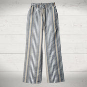 Stripe Pants Elastic Waist