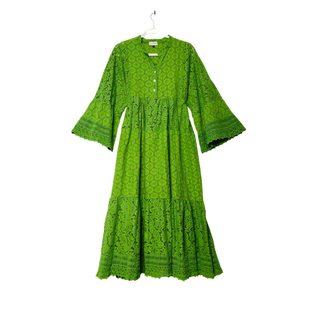 Dentelle crochet Midi Dress - Riviera Collection