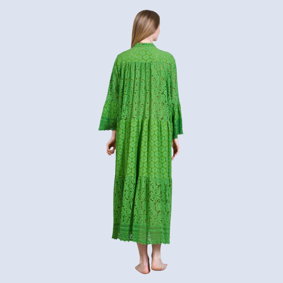 Dentelle crochet Midi Dress - Riviera Collection