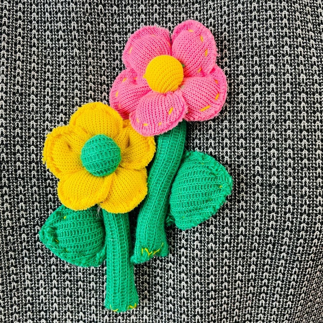 Embellished Flowers Appliqués Sweater