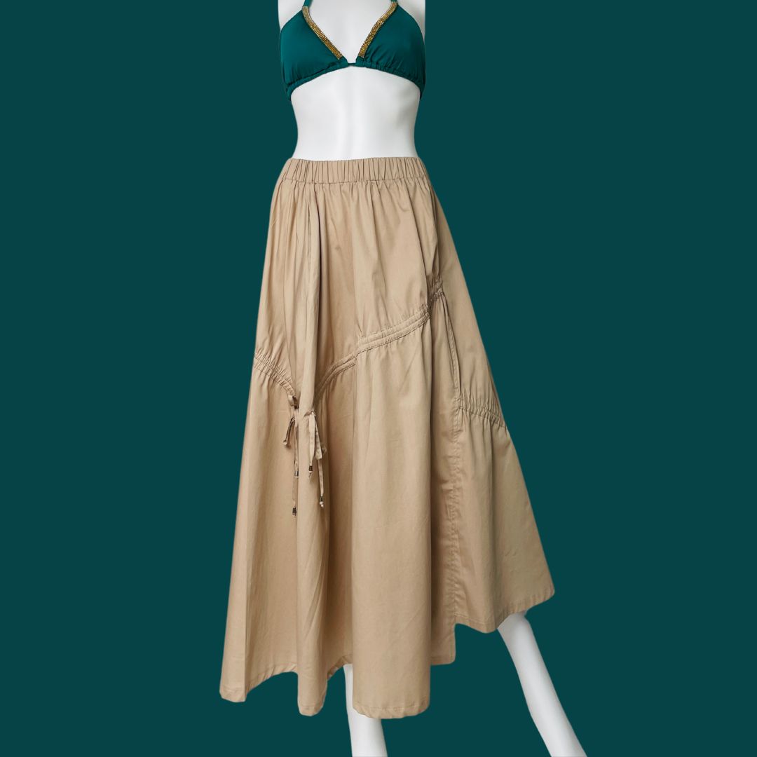 Flared Midi Skirt Collection - 100% Cotton