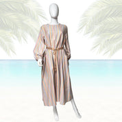 French Riviera Sunshine Striped Dress