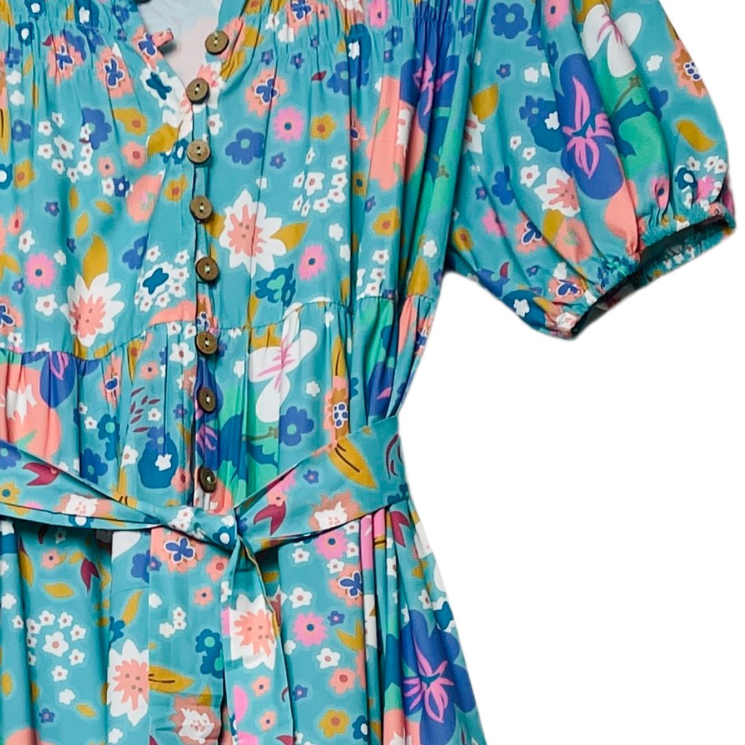 Ibiza Tiered Shirtdress