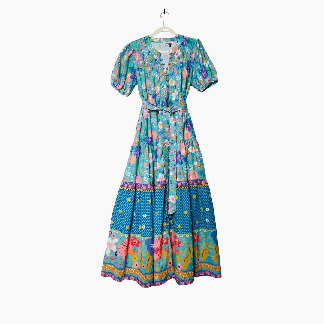 Ibiza Tiered Shirtdress