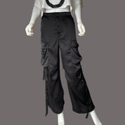 Lily Satin Cargo Pants