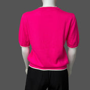 Crew-Neck Sweater - Heart Design