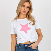 Star Print Cotton Shirt