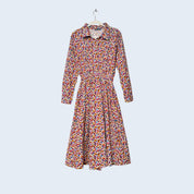Rouge Floral Print Midi Dress