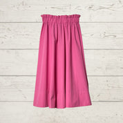Cotton Midi Pink Skirt