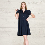 Ruffle Sleeve Dress