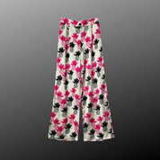 Satin Print Design Pants