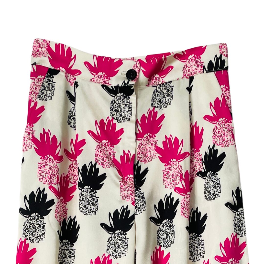 Satin Print Design Pants